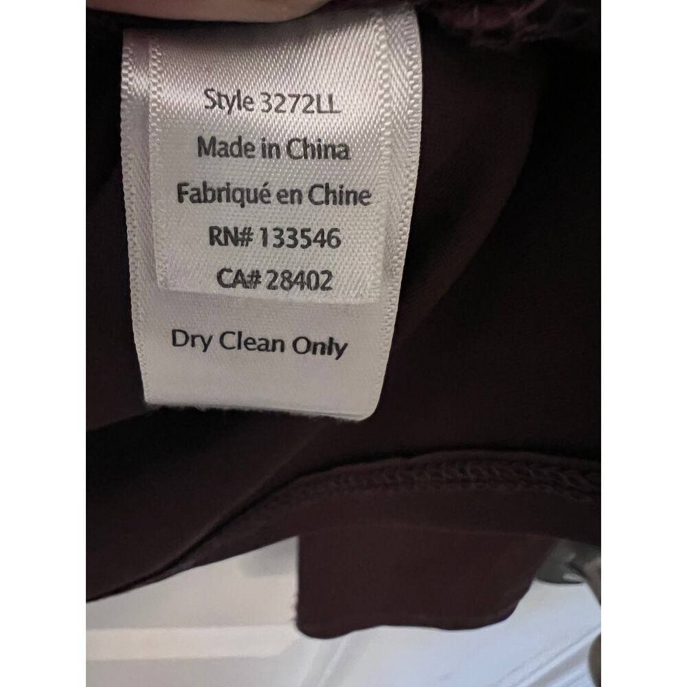 Ecru Patchwork Leather Front Top Chocolate Brown … - image 6